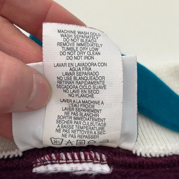 Vintage Morning Sun Sweatshirt Collared Purple Kitten Birds Grandmacore Petite L - Picture 14 of 14